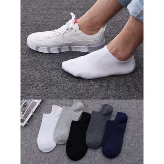 3/6/12 Pares de Meia Soquete Cano Curto Masculina Casual e versátil tamanho 40-46
