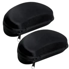 Kit 2 Porta Oculos Estojo Capinha Case Para Óculos De Sol Grau Com Fechamento em Zíper Promoção