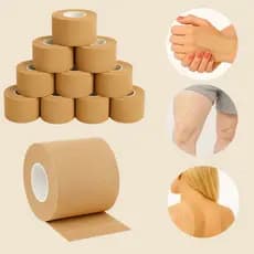 Fita Bandagem Kinesio Tape Fita Elástica Adesiva Fisioterapia Ortopédica Órtese para Sustentação