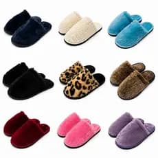 Pantufa Chinelo Pelúcia Sandália de Inverno Tamanho Adulto Unissex Varias Cores