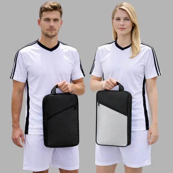 Porta Chuteiras Tênis Caneleira Meião Bolsa De Mão Esportiva Futebol Futsal Esporte Promoção