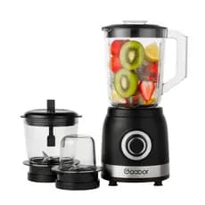 Liquidificador E Processador De Alimentos Gaabor 3 Velocidades 1.6L 3 Em 1-Utensílio De Cozinha Multiuso Resistente Para