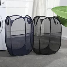Cesto de roupa suja dobrável, cesto de armazenamento de roupas sujas mais vendido para banheiro, cesto de roupas sujas p