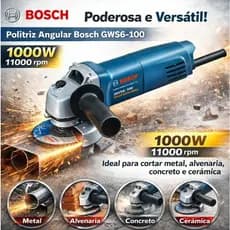 Bosch GWS 6-100 Professional Angle Grinder - 127V / 220V Sander High Performance Power Tool