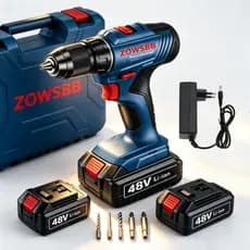Drill Screwdriver 48V Professional Electric Impact Drill High Torque Universal Bosch