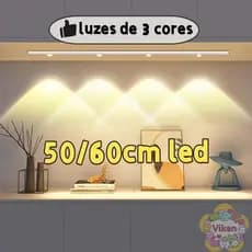 60CM Luz LED Sem Fio sensor De Inteligente Do Guarda-Roupa Quarto De Conveniência Carregamento USB