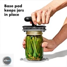 Utensílio de cozinha multifuncional EasyOpen - Abridor de potes manual em ABS, remoção de tampa sem esforço c