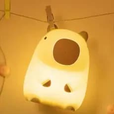 Luminária Capivara PLA Luz Noturna Para Dormir