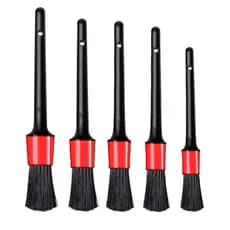 Kit Automotivo Pincel Luva Flanela Microfibra Detalhamento Limpeza Interno e Externo Luva Escova de Pneu vivao
