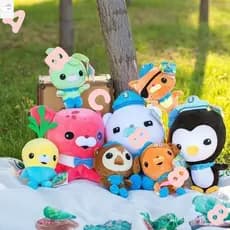 Os Octonautas Barnacles De Pelúcia Macia Kwazii Peso Doll Kids