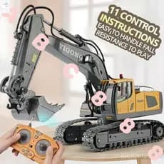 RC Escavadeira Dumper Car 2.4G Controle Remoto Engenharia Veículo Crawler Truck Bulldozer Brinquedos para Meninos Crianç