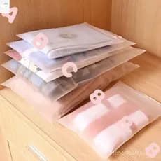 20 Peças Saco Multifuncional De PVC Transparente Com Zíper À Prova D'água/Seco Para Roupas/Viagens L7GA