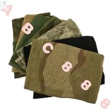 Camuflagem Tática Lenço De Malha Caça Camo Turban Grande Algodão Militar Estilo Fã Camping Sniper Face Hiking Scarve