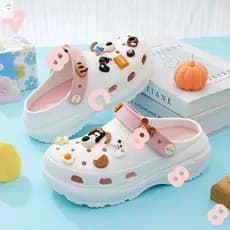 [48 horas de frete] Sandálias de praia Anti-Chinelo Plataforma Chinelo-Ouyang Nana Eva Wallace E Gromit Nuvem Sapatos Fe
