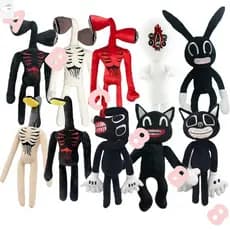 Anime Siren Head Plush Toy Macio Assustador Sirenhead Stuffed Doll Animal Black Cat Peluches Brinquedos Para As Crianças