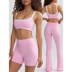 Novo Estilo Europeu e Americano Sensação de Nu Roupas de Yoga/Leggings Esportivas