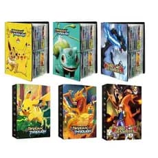 Álbum Pasta Oficial Pokémon Porta 240 Cartas com 30 Folhas Ash Pikachu Charizard Porta Cards Arceus