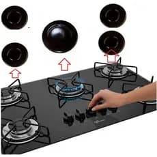 Kit Espalhador Tampas do Fogão Cooktop Fischer 5 bocas