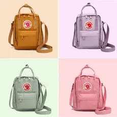 Fjallraven Kanken Arctic Fox Bolsa De Ombro Impermeável Pequena Pendurada 2.5L