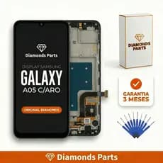Tela Display Frontal A05 COM ARO /SEM ARO - DIAMONDS ORIGINAL