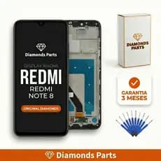 TELA DISPLAY FRONTAL REDMI NOTE 8 DIAMONDS ORIGINAL