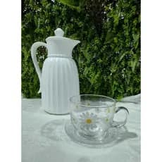 Xícara Suzie de Vidro 480ml Wincy Casa