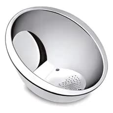 Escorredor De Arroz e de Massas Aço Inox Lava Alimentos Multiuso Utensílios