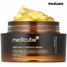 Medicube Deep Vita C Capsule Creme Hidratante De Longa Duração Clareador E Reparador Firmador Barreira Da Pele Vitamina