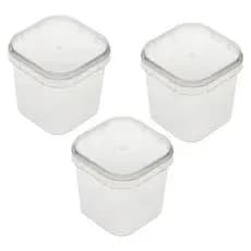 Pote Lacre Quadrado 220ml - Bolo No Pote Sobremesa Resistente