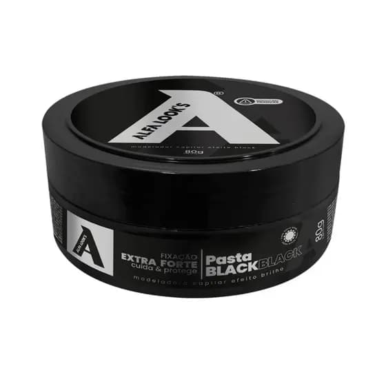 PASTA MODELADORA BLACK 80G - ALFA LOOKS