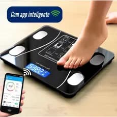 Balança Bioimpedância Balança Digital Balança Profissional Até 180kg Balança via Bluetooth