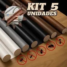 KIT 5  Veda Portas Ajustável 80cm Duplo impermeavel