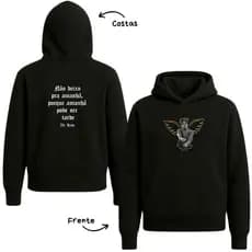 Moletom Canguru com Capuz e Bolso Cantor Mc Kevin Esquece Blusa de Frio Amanhã Pode Ser Tarde Casaco Blusão Adulto
