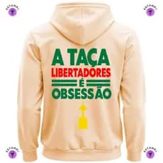 Moletom Canguru Adulto Palmeiras Taça Libertadores Obsessão Avante Palestra Blusa De Frio Agasalho Casaco