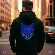 Moletom Canguru Adulto Cruzeiro Raposa Time Futebol Blusa De Frio Agasalho Casaco Unissex