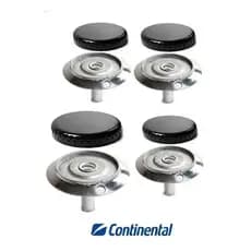 Kit Espalhador + Sorvete Peças Fogão Continental 4 Bocas