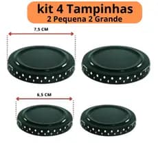 kit 4 tampinha Fogão Atlas Mônaco Espalhador