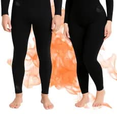 Calça Legging Térmica Segunda Pele Peluciada Flanelada Para Inverno Masculina Feminina