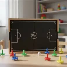 Campo Mesa + Jogo Futebol Botão Tabuleiro R&d Quadros 46x36 Diversão Promoção Oferta