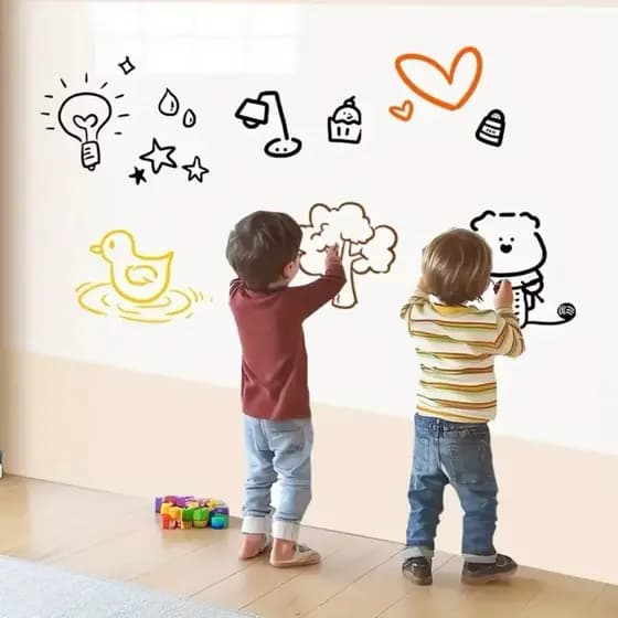 Papel Parede Adesivo Lousa Quadro Branco ou Preto 2 Metros