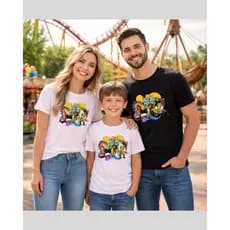 Camiseta Parque Diversão Beto Kung Fu Panda Madagascar Sherk Hot Whells Unissex Infantil Adulto Plus Size