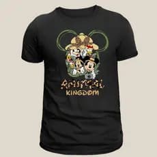 Camiseta Unissex Animal Kingdom Viagem Orlando Família Infantil Adulto Plus Size