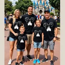 Camiseta Exclusiva Viagem 2026 ou 2027 Orlando Parques Família Grupo Viagem Infantil Adulto Plus Size