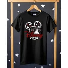 Camiseta Viagem Família Orlando Florida 2026 Unissex Infantil Adulto Plus Size