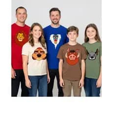 Camiseta Rei Leão Viagem Animal Kingdom Simba ou Pumba ou Timão ou Scar ou Rafiki Unissex Infantil Adulto Plus