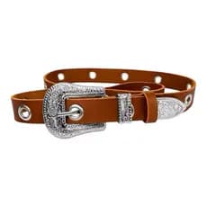 Cinto Feminino Punk Rock Country da Moda Com Ilhós - Isa