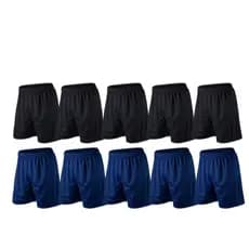 KIT COM 10 (DEZ) CALÇÃO BERMUDAS FUTEBOL TIME  UNIFORME SHORTS MISTO SORTIDOS CORES