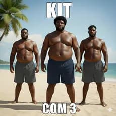 KIT 3 BERMUDAS PLUS SIZE TAMANHO G1 AO G5 VESTE BEM GRANDE LARGO CONFORTAVEL ENORME BIG GORDINHO FOFINHO CORPO GRANDE @