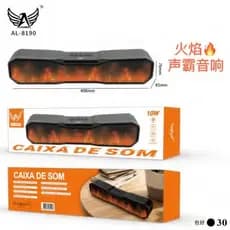 Caixa de som bluetooth com efeito de chamas - AL-8190 altomex - Dragão