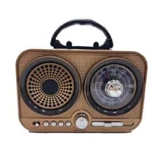 Rádio Retrô RGB Am Fm Usb Aux Sd Bluetooth EL-1321 - Dragão